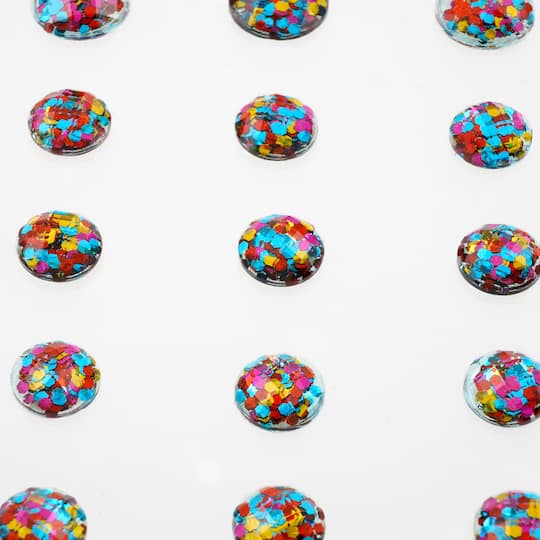 12 Packs: 35 ct. (420 total) Multi Dots Bling Stickers by Recollections™
